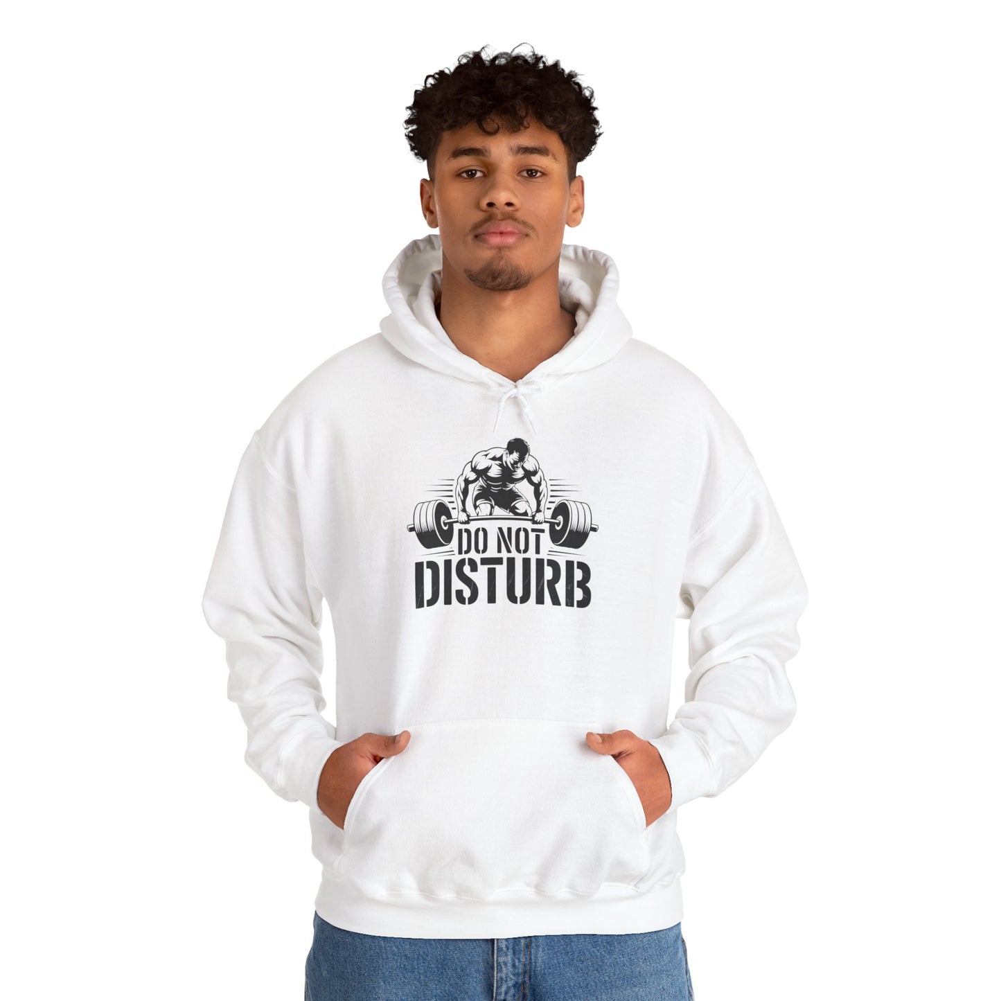 'Do Not Disturb' Weightlifting Gym Hoodie