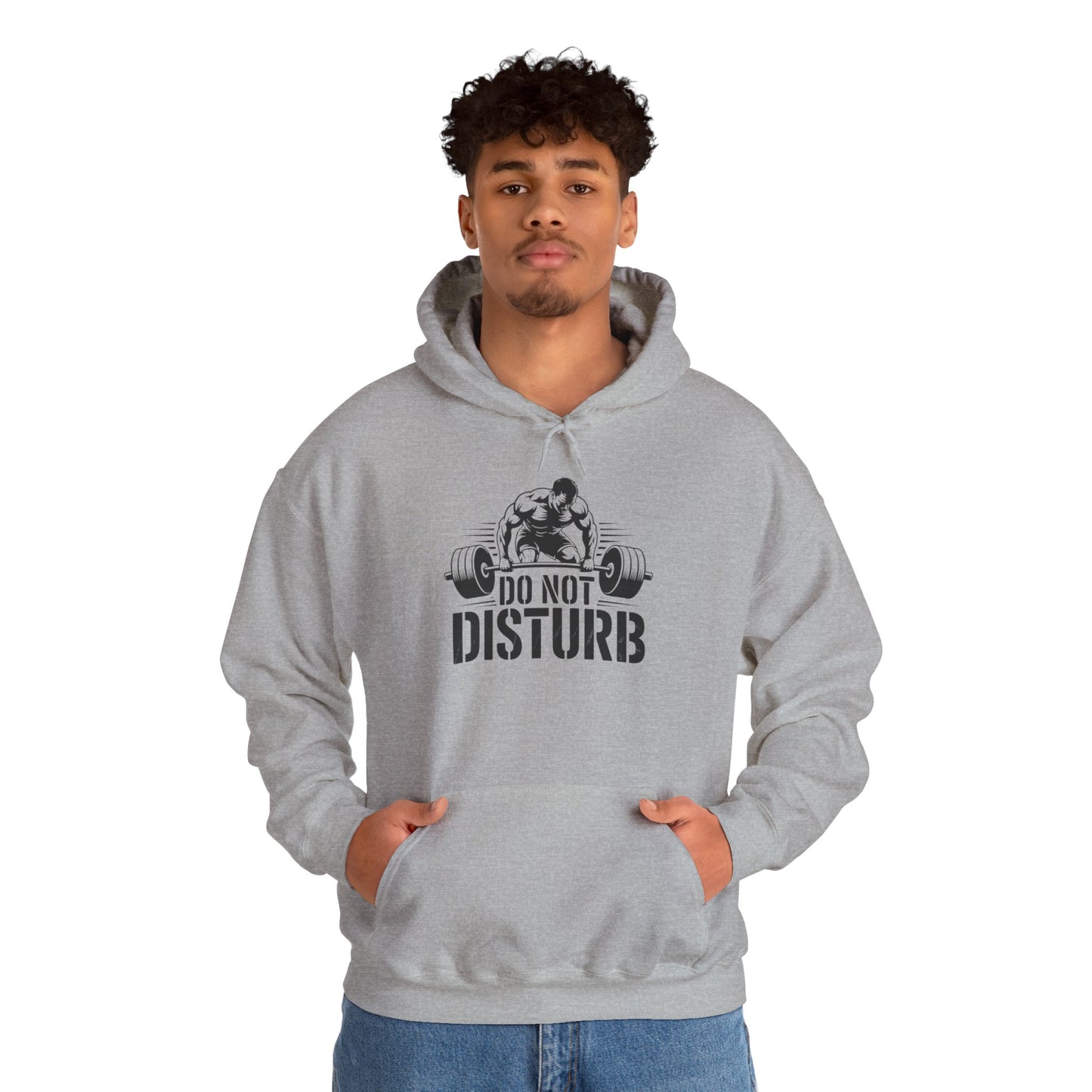 'Do Not Disturb' Weightlifting Gym Hoodie