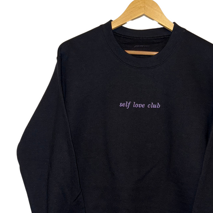 Self Love Club Embroidered Sweater (MTO)