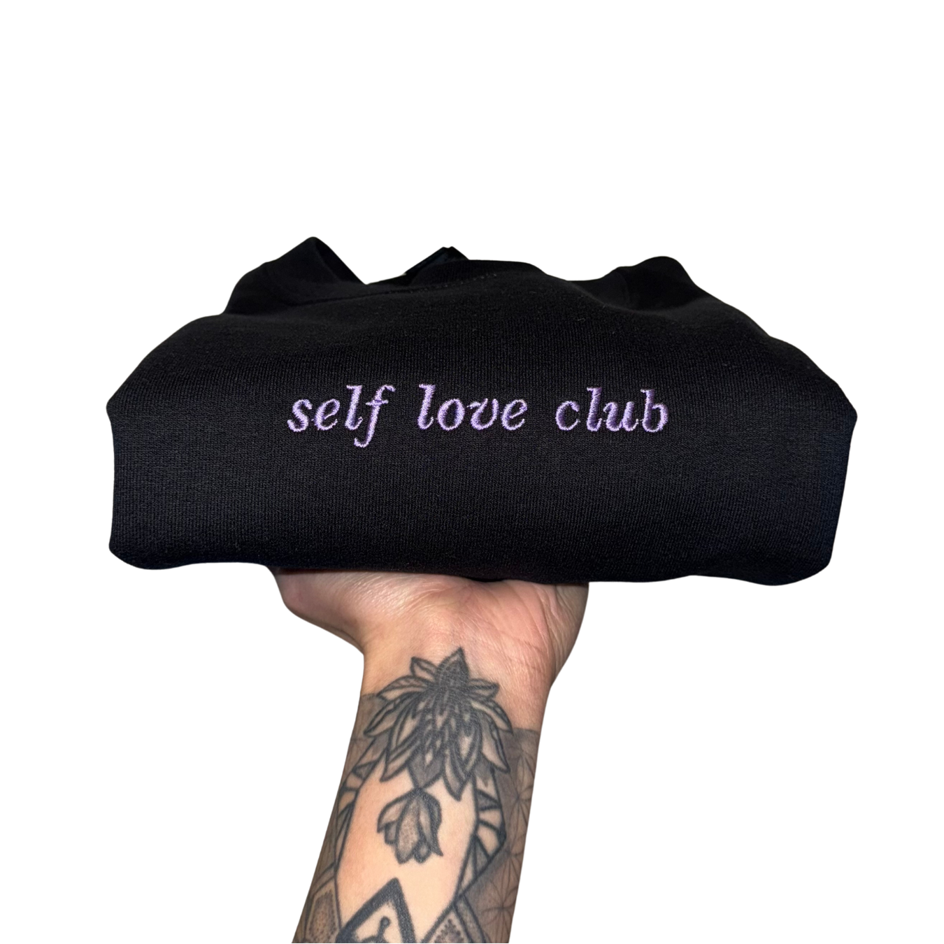 Self Love Club Embroidered Sweater (MTO)