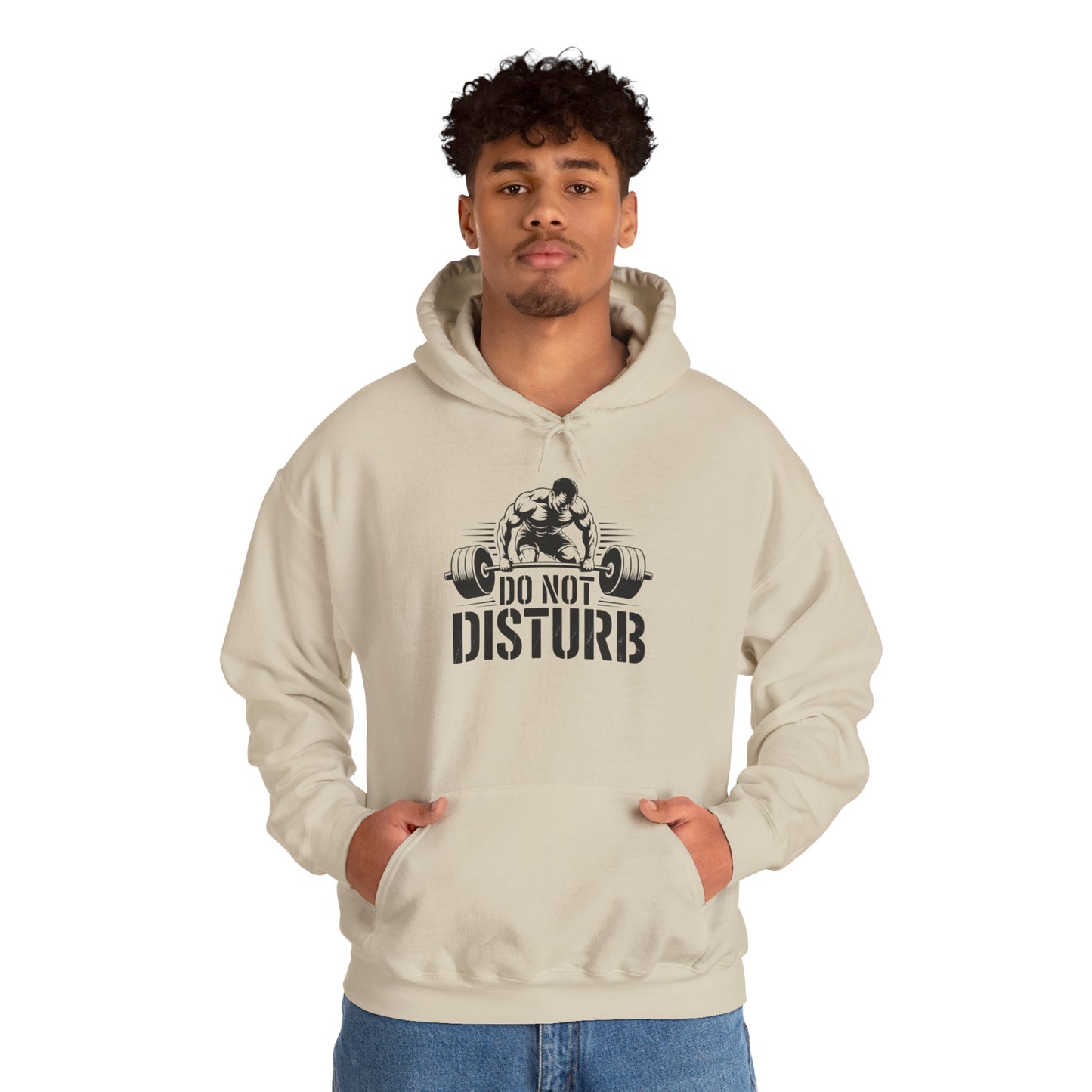 'Do Not Disturb' Weightlifting Gym Hoodie